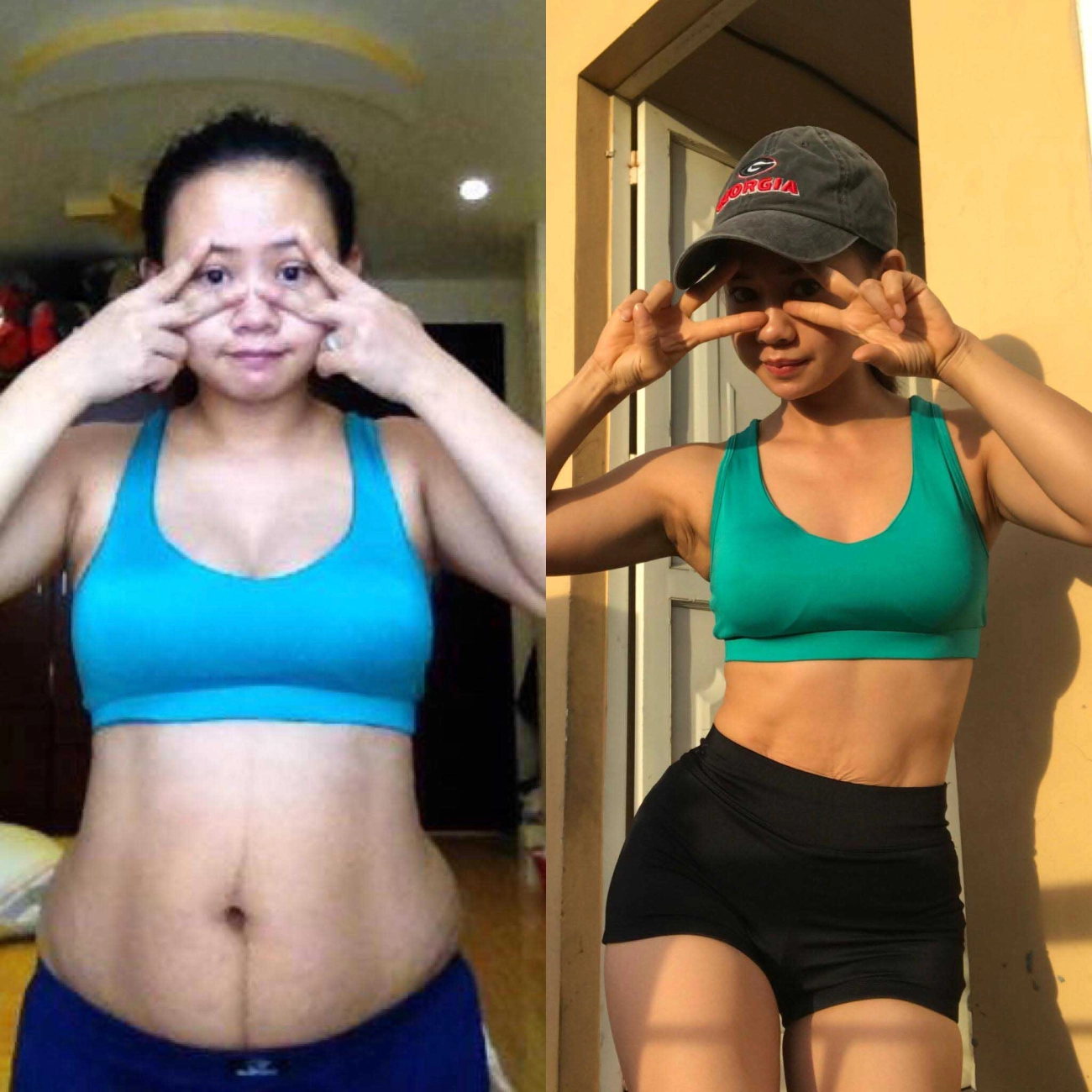 Giảm 20kg mỡ thừa sau sinh mẹ bỉm lột xác thành hotgirl bụng múi bế được cả chồng nặng 70kg - 5