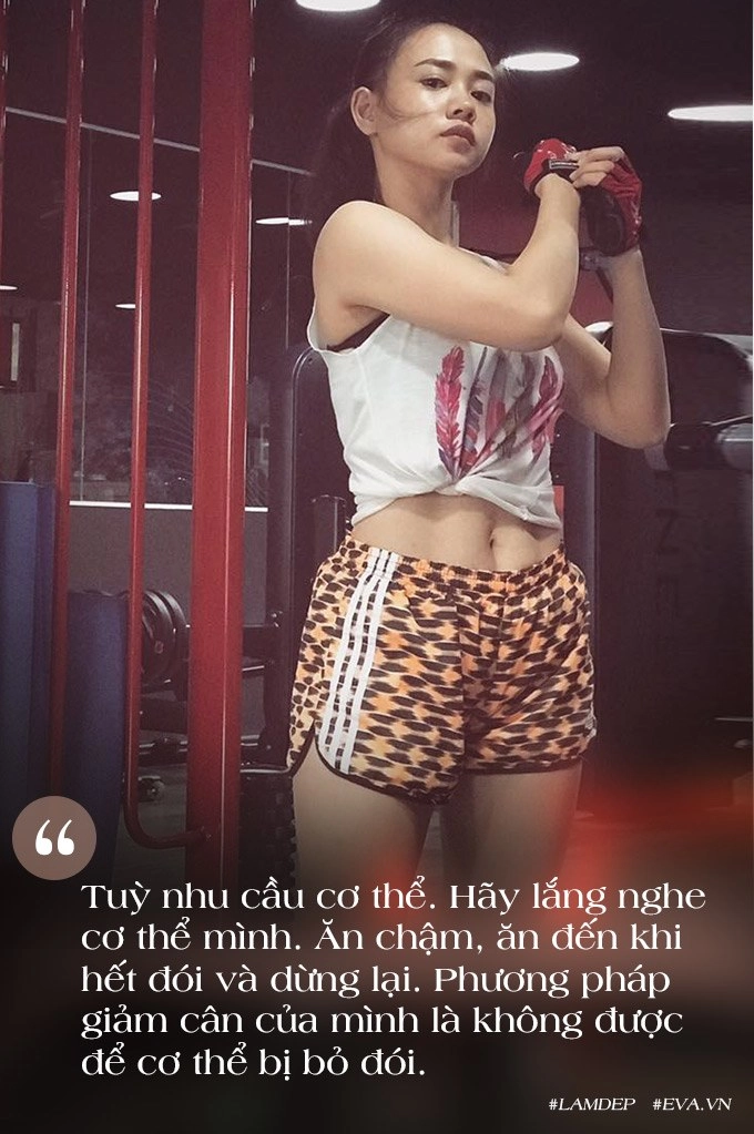 Giảm 20kg mỡ thừa sau sinh mẹ bỉm lột xác thành hotgirl bụng múi bế được cả chồng nặng 70kg - 20