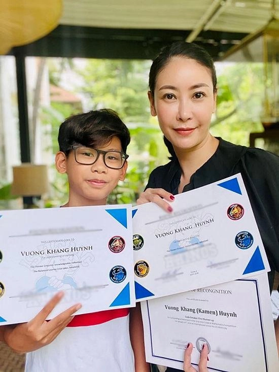 Hà kiều anh sang anh xem trường cho con gần nơi nữ hoàng anh sống học phí tiền tỷ - 12