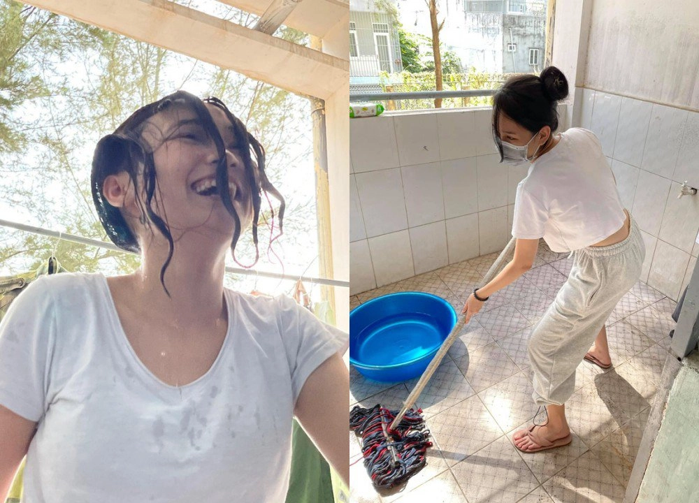 Hà lan mắt biếc khoe mặt mộc đi học quân sự khác lạ nhan sắc còn đẹp như nàng thơ - 5