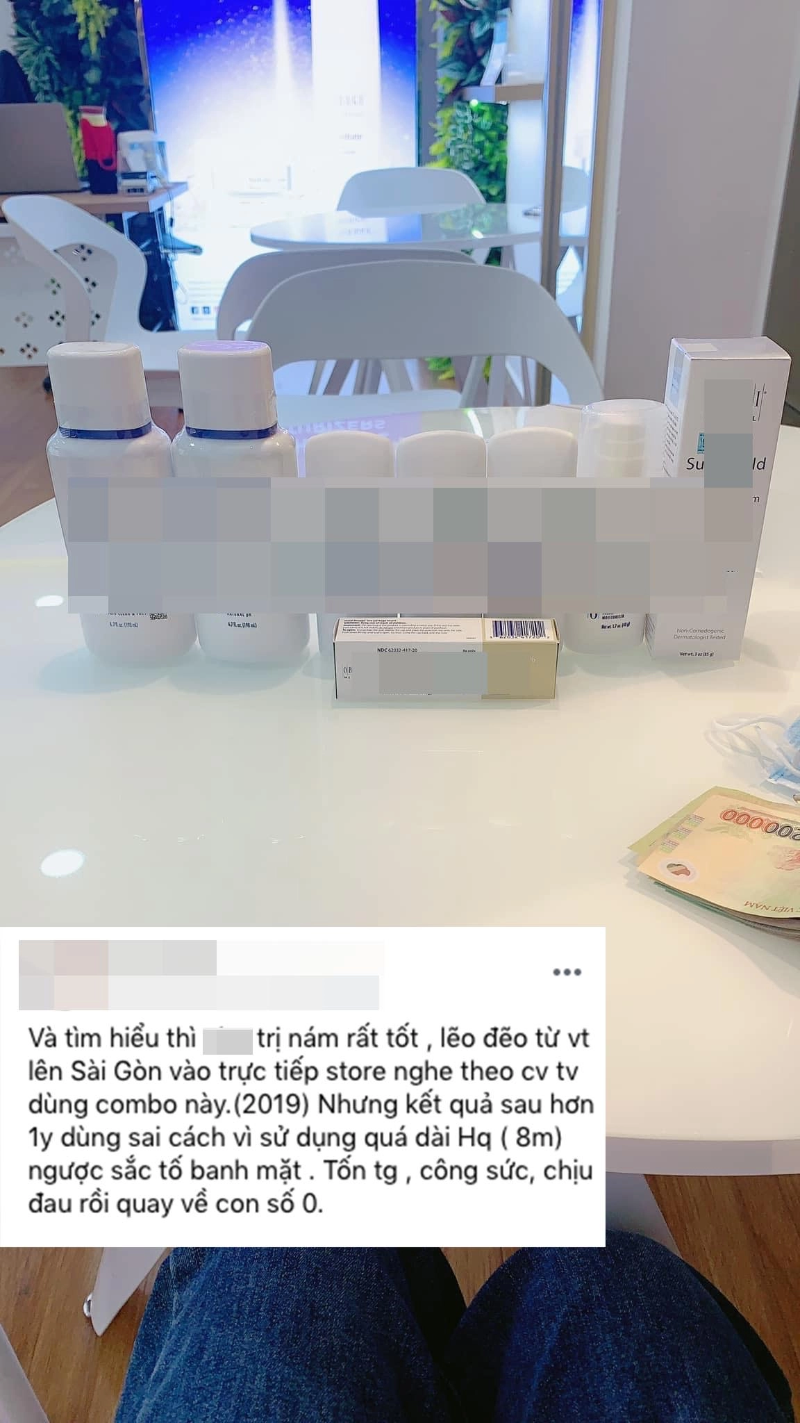 Hành trình làm đẹp 5 năm xót ví của mẹ 2 con thủng mũi áp-xe má đau nhất chữa nám - 8