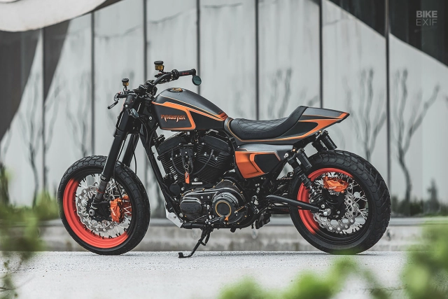 Harley-davidson sportster nightster 1200 độ khéo léo đến từ xứ sở đài loan - 7