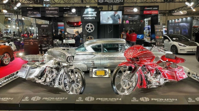 Harley-davidson street glide độ toàn thân bằng kim loại chạm khắc tinh tế - 2