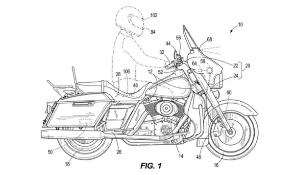 Harley-davidson tiết lộ bằng sáng chế hệ thống phanh tự động khẩn cấp - 1