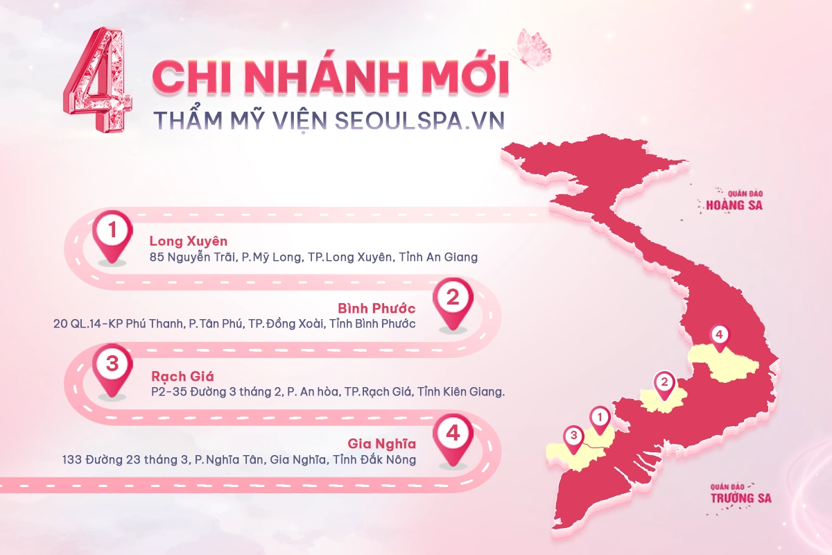 Hệ thống thẩm mỹ viện seoulspavn đồng loạt khai trương 4 chi nhánh mới trong tháng 82022 - 2