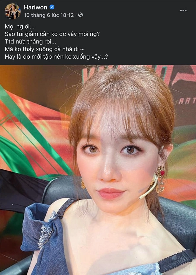Hết livestream tập tành hari won khoe bí kíp giảm cân rẻ rề ăn cả ngày cũng không tăng ký - 1