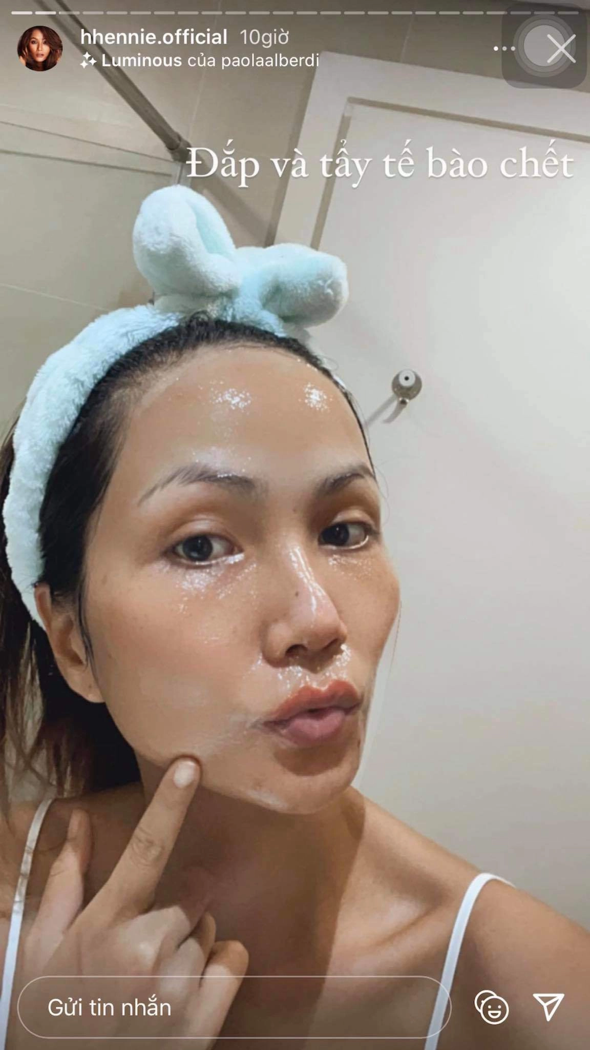 Hhen niê hé lộ chu trình chăm sóc da nhưng làm ai cũng thấy thương vì lí do sau đó - 2
