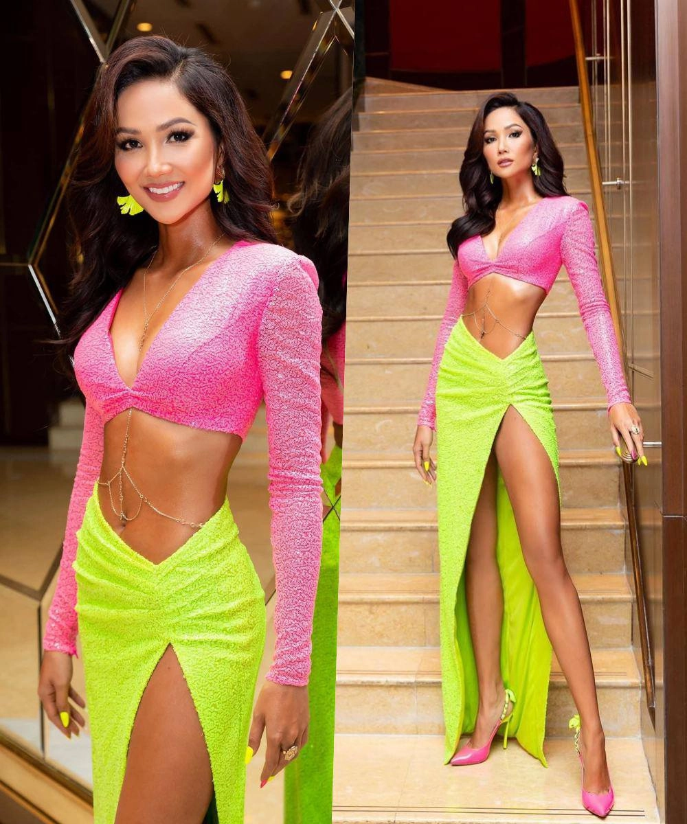 Hhen niê mặc đồ xẻ cao tận hông thực hiện cú xoay tại miss universe làm dân tình phấn khích - 5