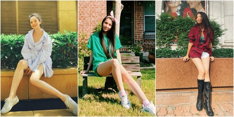 Hiền thục làm nữ sinh đến trường cũng phải gợi cảm diện chân váy ngắn cũn khoe chân kiếm nhật - 5