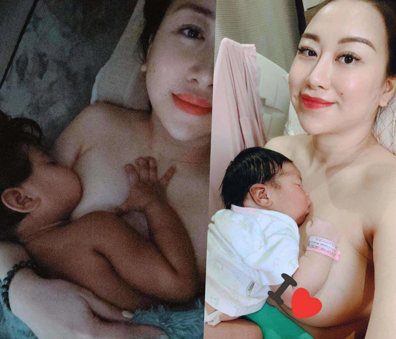 Hớ hênh lộ cả bầu ngực nhưng 3 hotgirl việt được khen hết lời vì cho con bú quá đẹp - 7