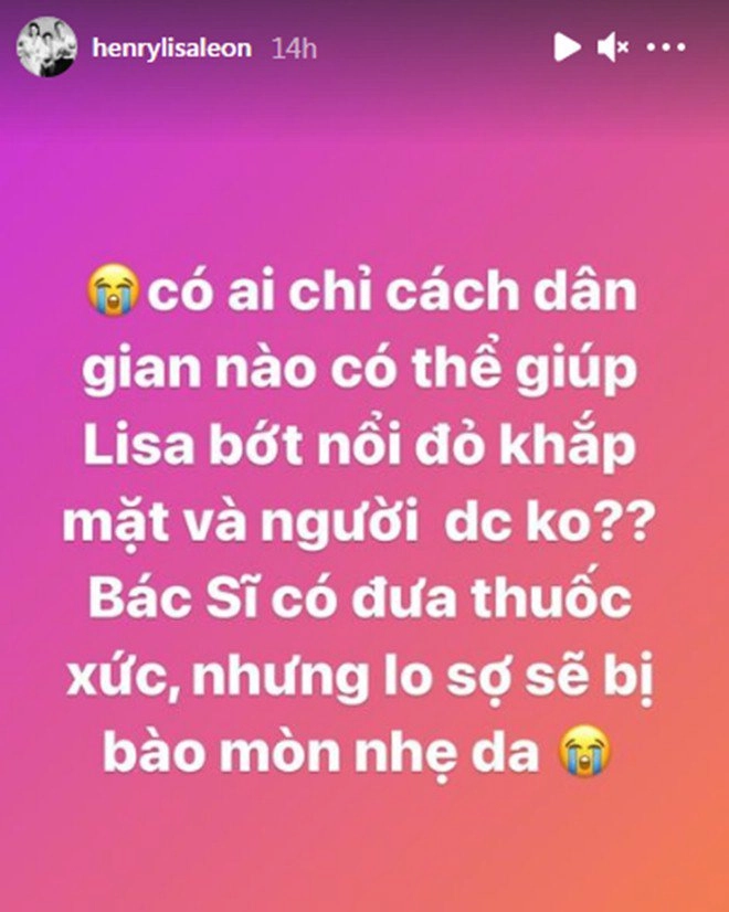 Hồ ngọc hà cầu cứu dân mạng vì con gái lisa nổi mẩn đỏ khắp mặt và người - 2