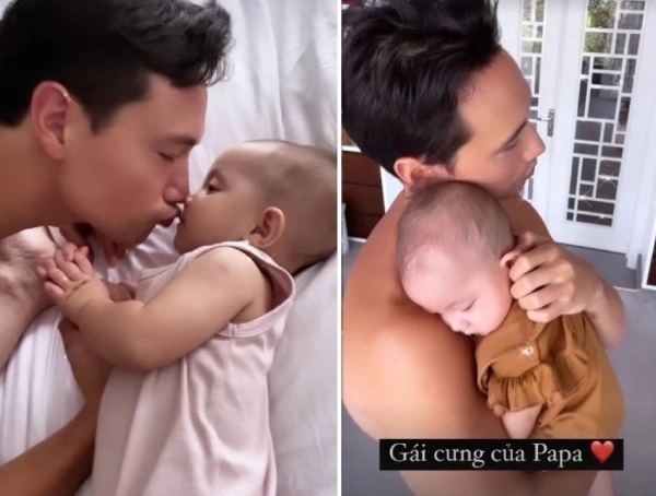 Hồ ngọc hà nói con gái lisa giống mẹ phải rúc nách ngửi mùi bố kim lý mới ngủ ngon - 7
