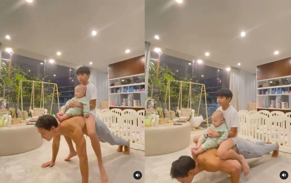 Hồ ngọc hà nói con gái lisa giống mẹ phải rúc nách ngửi mùi bố kim lý mới ngủ ngon - 12