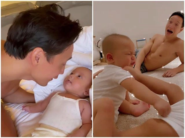 Những khoảnh khắc bố bố con con của kim lý và lisa làm hồ ngọc hà ghen đỏ mắt - 20