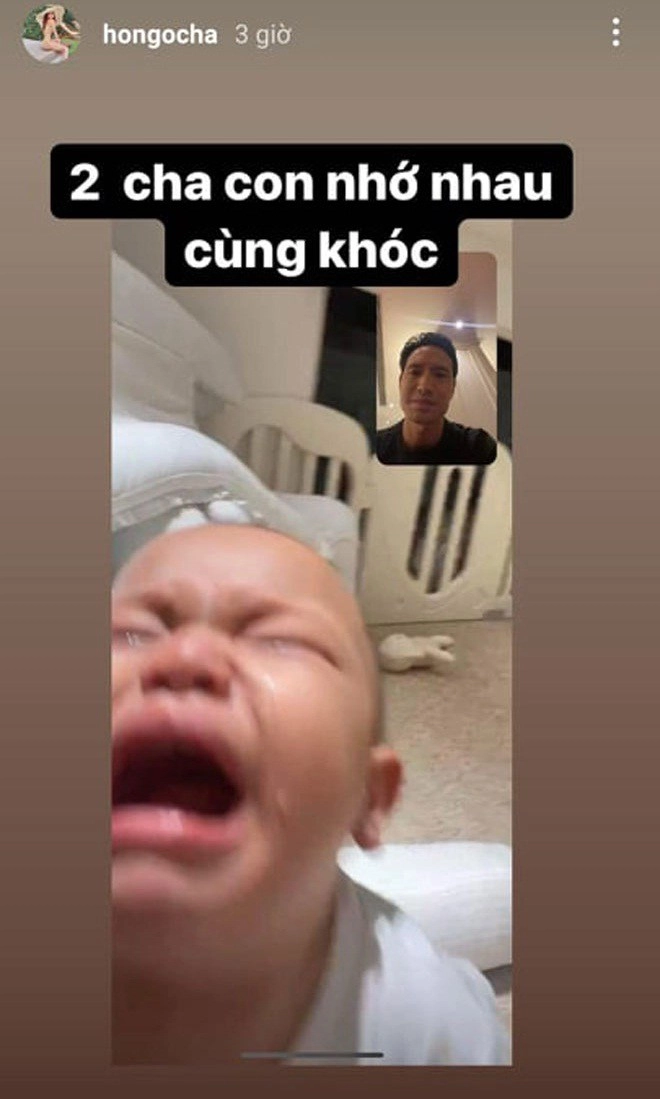 Hồ ngọc hà thấy thương khi kim lý khóc vì nhớ con nhìn mặt leon chỉ thấy hài - 1