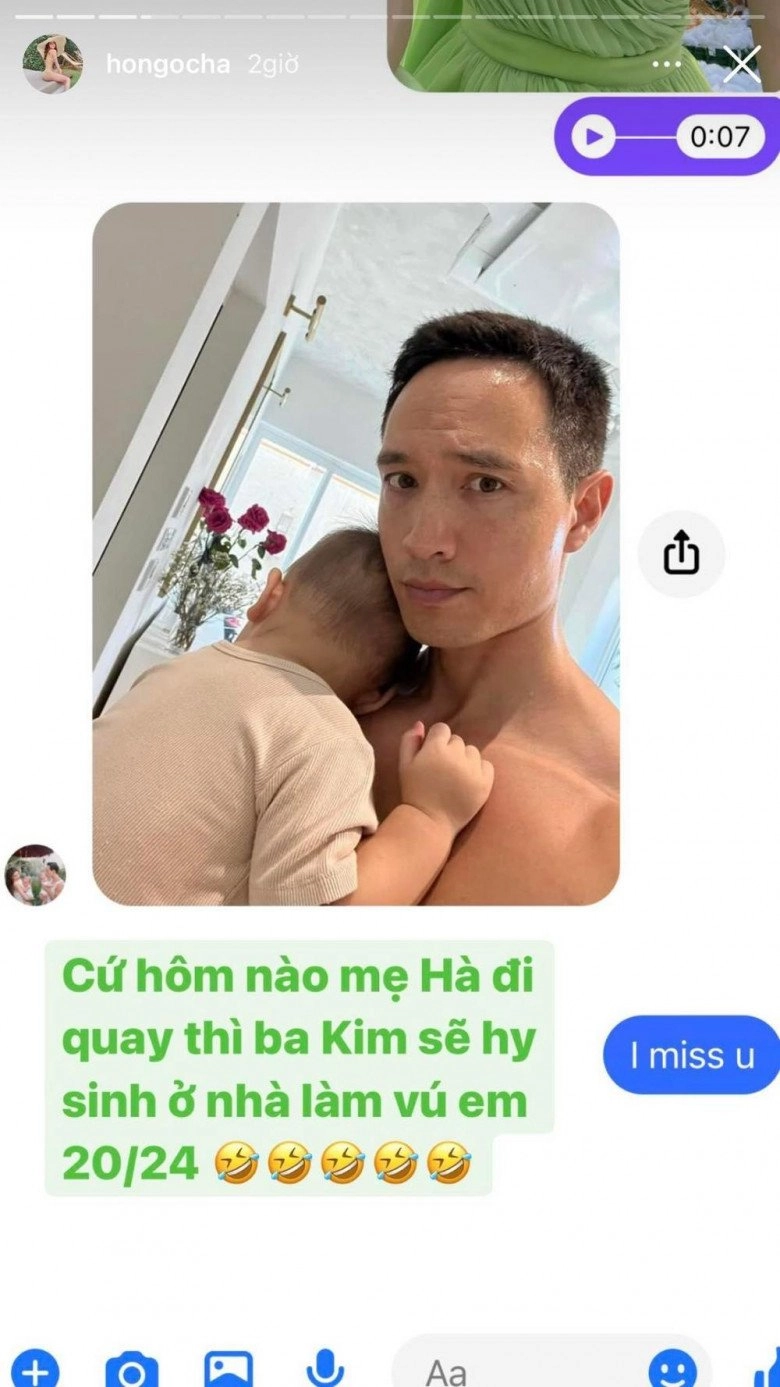 Hồ ngọc hà thúy diễm vắng nhà nhận tin nhắn bảo mẫu cao cấp ở nhà chăm con mà bất ngờ - 6