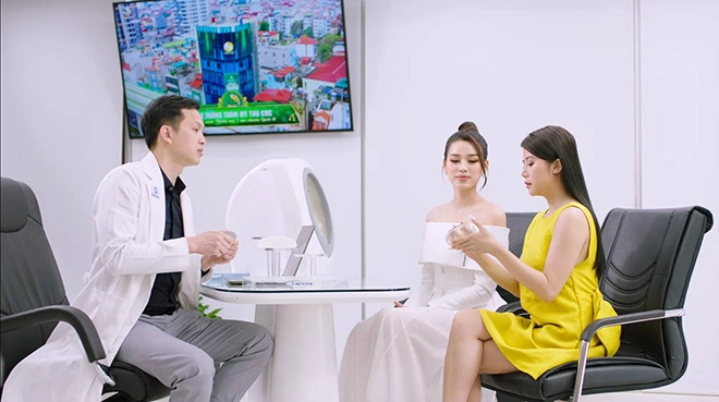 Hoa hậu đỗ thị hà hào hứng trải nghiệm dịch vụ mới tại thu cúc - 6