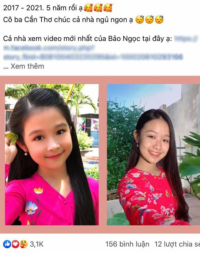 Hoa khôi nhí cần thơ khoe nhan sắc sau 5 năm thiếu nữ miền tây khác hẳn thời bé - 1