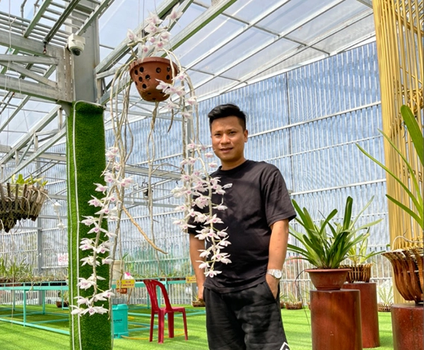 Hoa lan nam đô phát triển bền vững kinh doanh từ nghề trồng hoa lan - 4