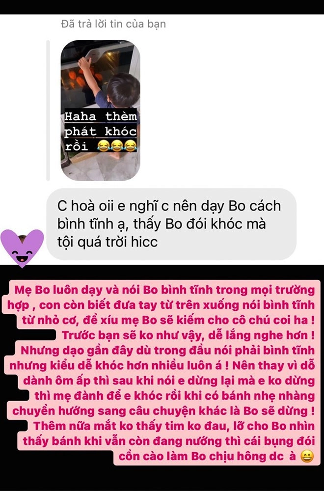 Hoà minzy tự làm bánh mì cho con quý tử miền tây vừa ăn vừa khóc siêu đáng yêu - 9