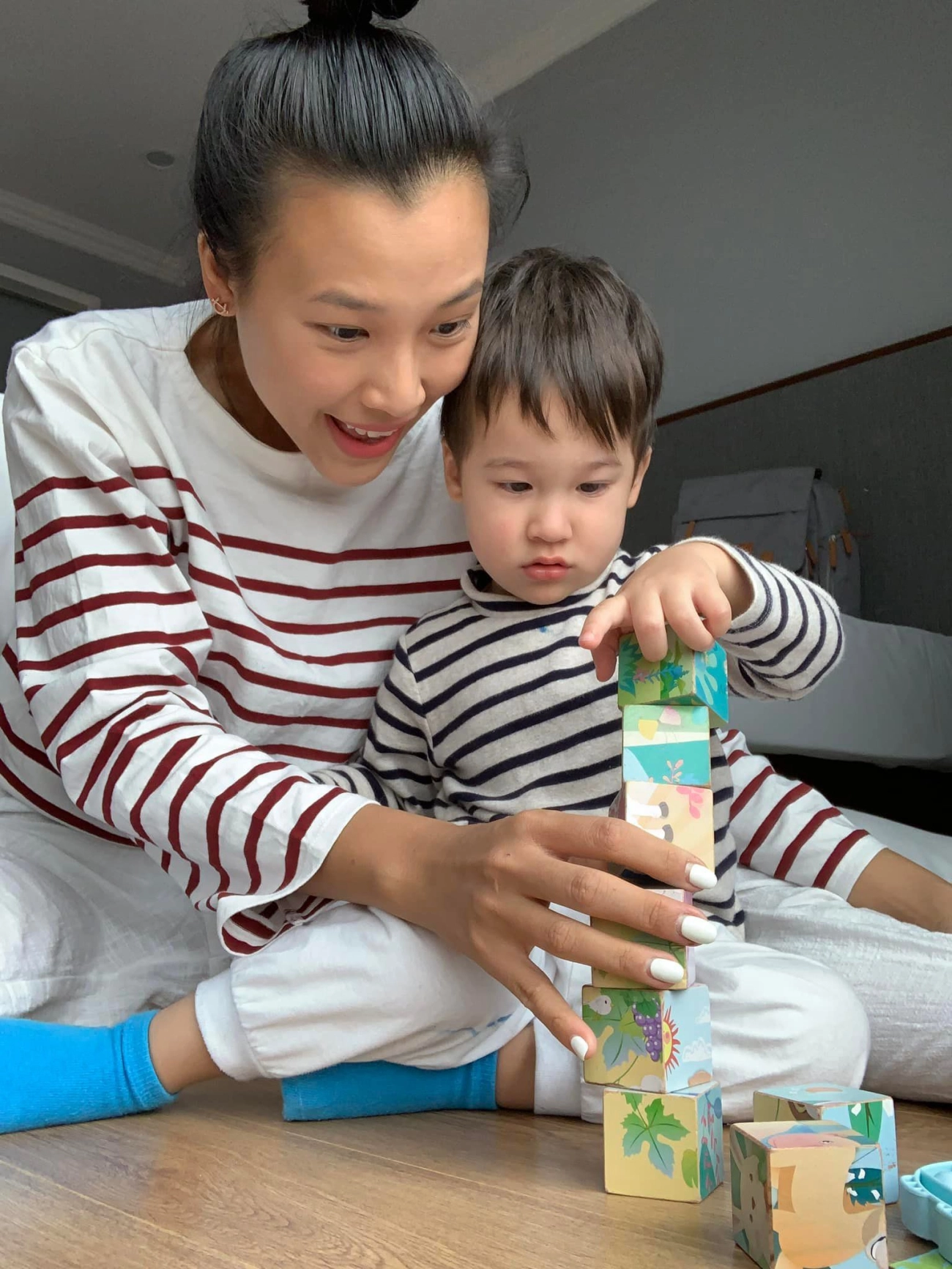 Hoàng oanh chăm con vất vả hậu ly hôn không có thời gian dưỡng nhan chị em thương số khổ - 8