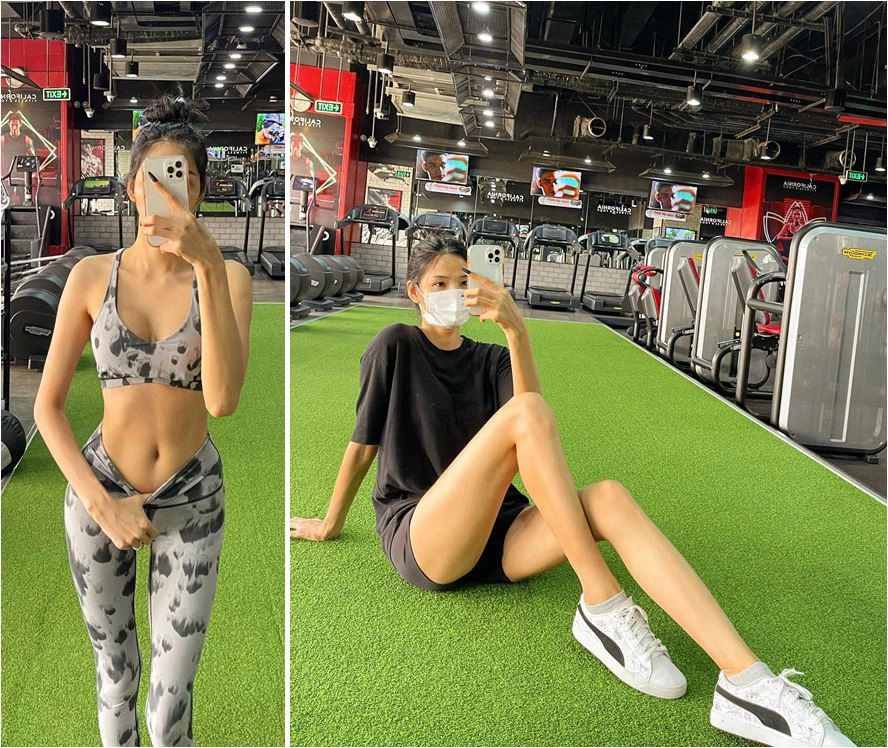 Hoàng thùy thả rông mặc nội y ren khoe nếp gấp đùi cùng vòng 3 chạm ngưỡng 1 mét - 5