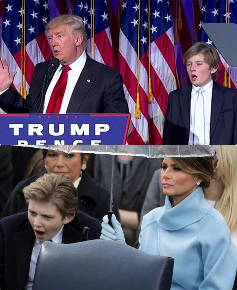 hoàng tử nhà trắng barron trump gây bão với chiều cao hơn 2m 14 tuổi trổ mã tài tử - 1
