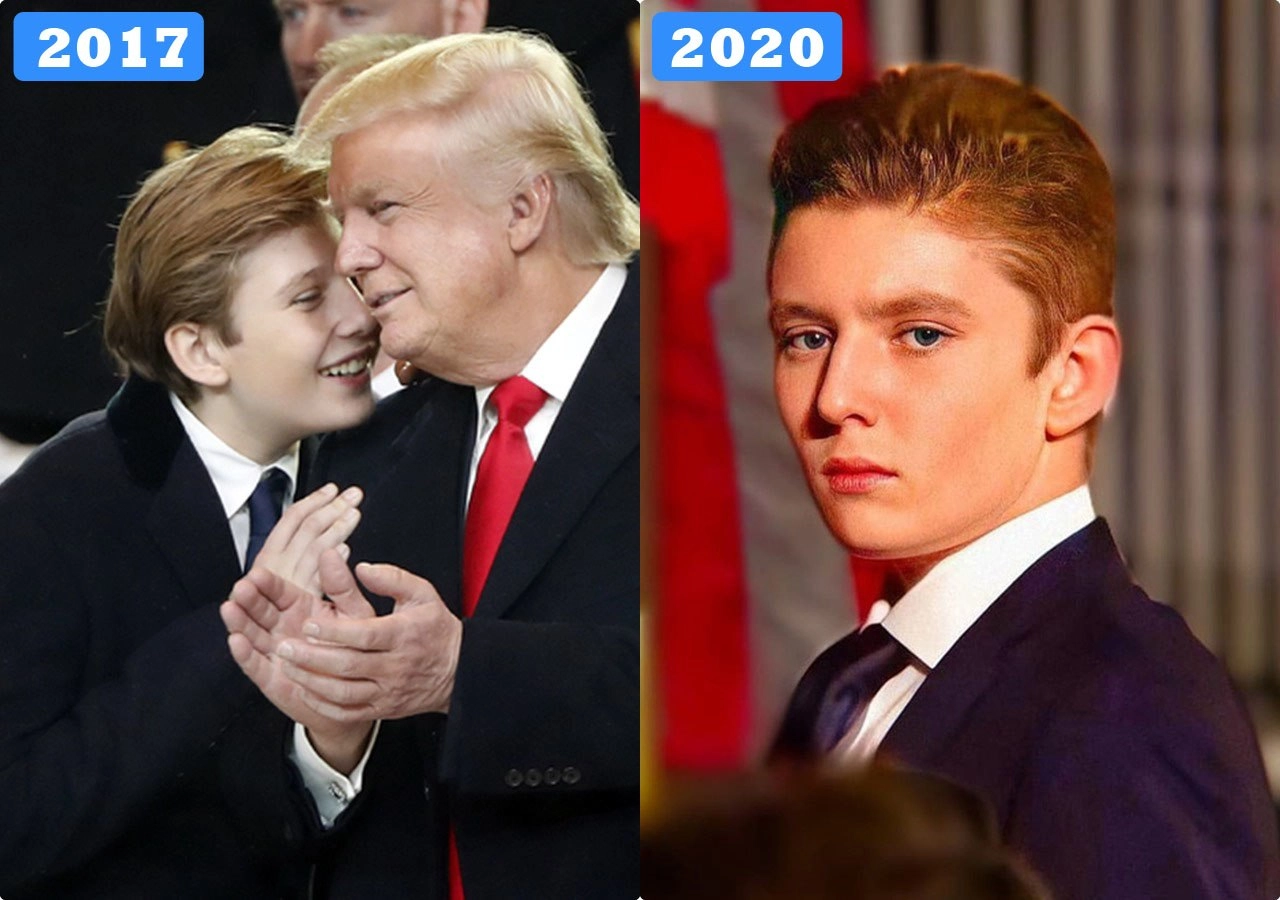 hoàng tử nhà trắng barron trump gây bão với chiều cao hơn 2m 14 tuổi trổ mã tài tử - 10