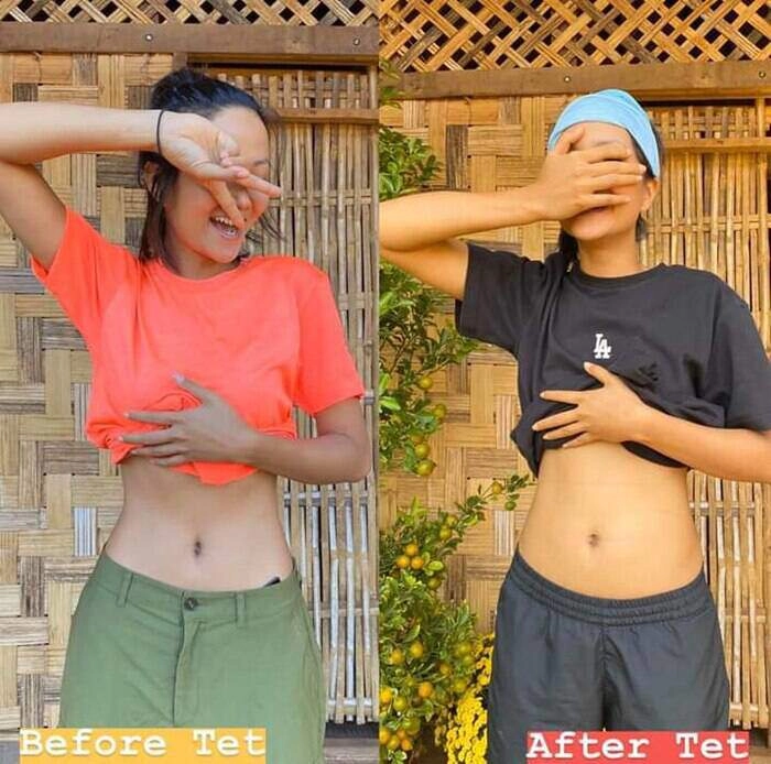 Hồi hộp theo dõi hành trình là phẳng bụng mỡ của hhen niê chỉ hơn 1 tuần lễ - 1
