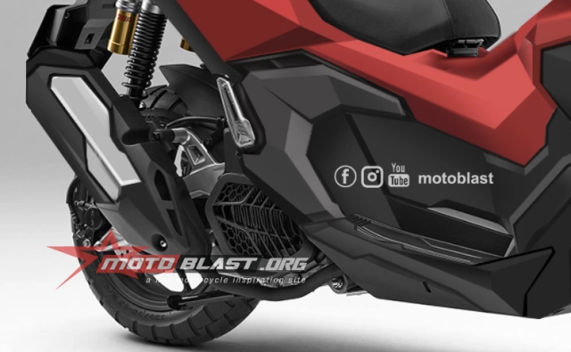 Honda adv160 hé lộ những hình ảnh render mới nhất trước khi ra mắt trong năm nay - 3