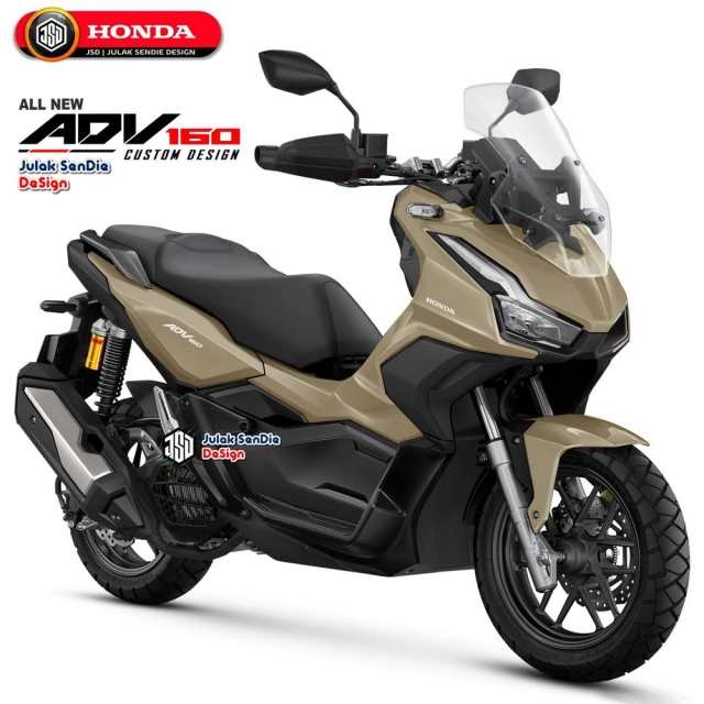 Honda adv160 lộ ảnh render mới nhất trước khi ra mắt vào ngày 17 - 1