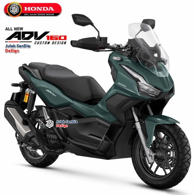 Honda adv160 lộ ảnh render mới nhất trước khi ra mắt vào ngày 17 - 2