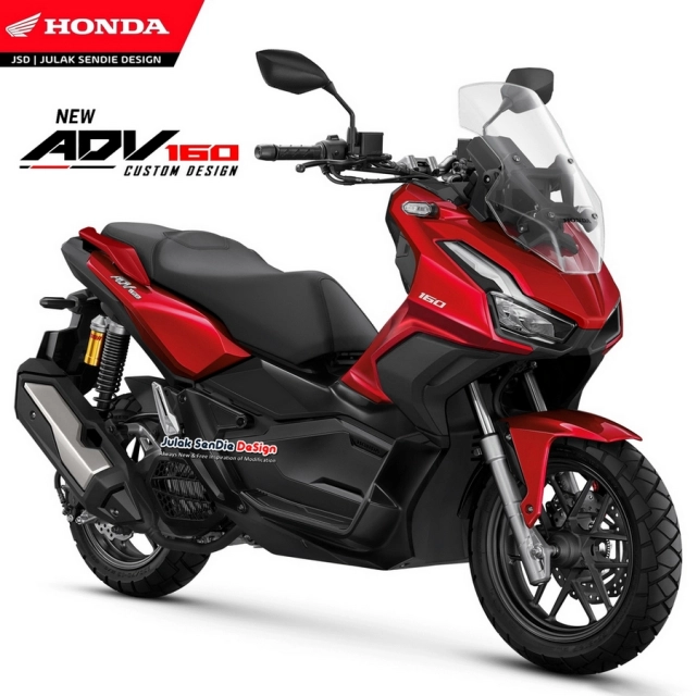 Honda adv160 lộ ảnh render mới nhất trước khi ra mắt vào ngày 17 - 3