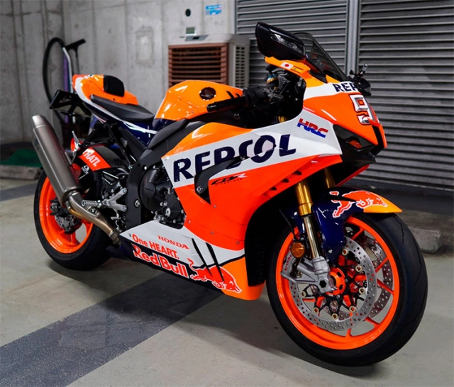 Honda cbr1000 rr-r sp 2020 độ phong cách marc marquez replica - 4