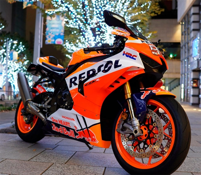 Honda cbr1000 rr-r sp 2020 độ phong cách marc marquez replica - 5