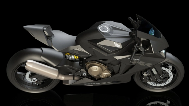 Honda cbr750rr concept lộ diện hình ảnh thiết kế - 3