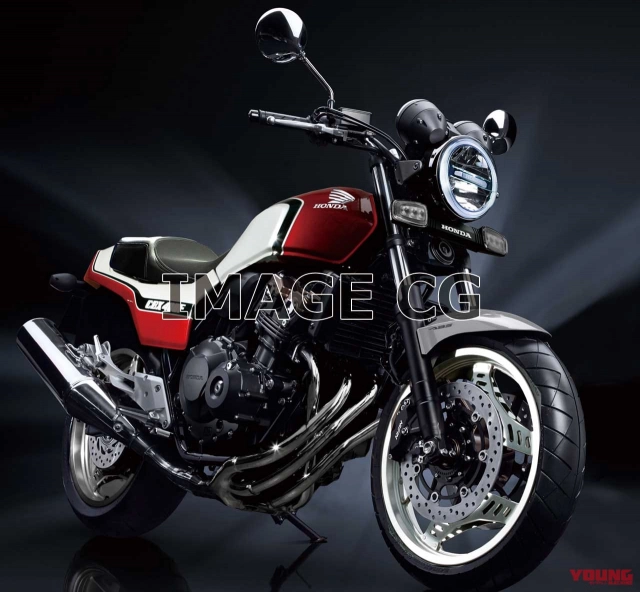 Honda cbx400f tiết lộ hình ảnh render mới nhất - 5