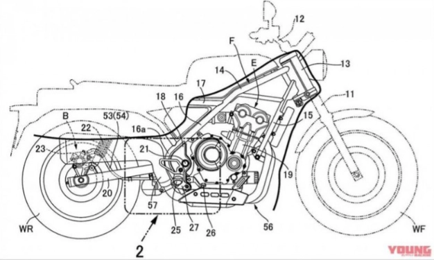 Honda cl300 tiếp tục được cấp bằng sáng chế mới - 2