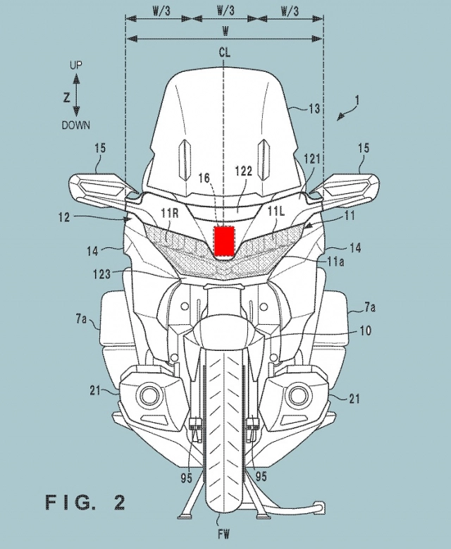 Honda goldwing tiết lộ thiết kế radar hành trình thích ứng - 3