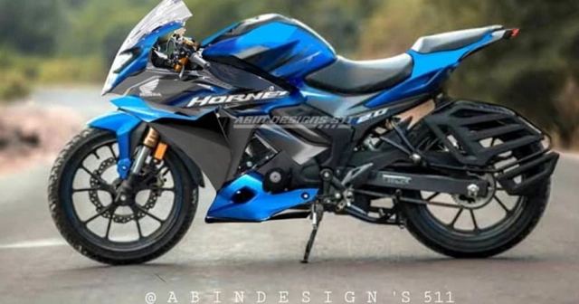 Honda hornet 20 biến hình với phong cách sportbike - 1