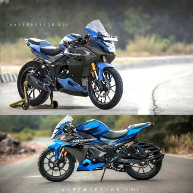 Honda hornet 20 biến hình với phong cách sportbike - 3