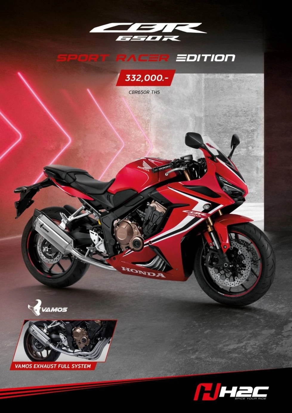 Honda ra mắt cbr650r sport racer - cb650r street sport và africa twin discoverer edition - 4