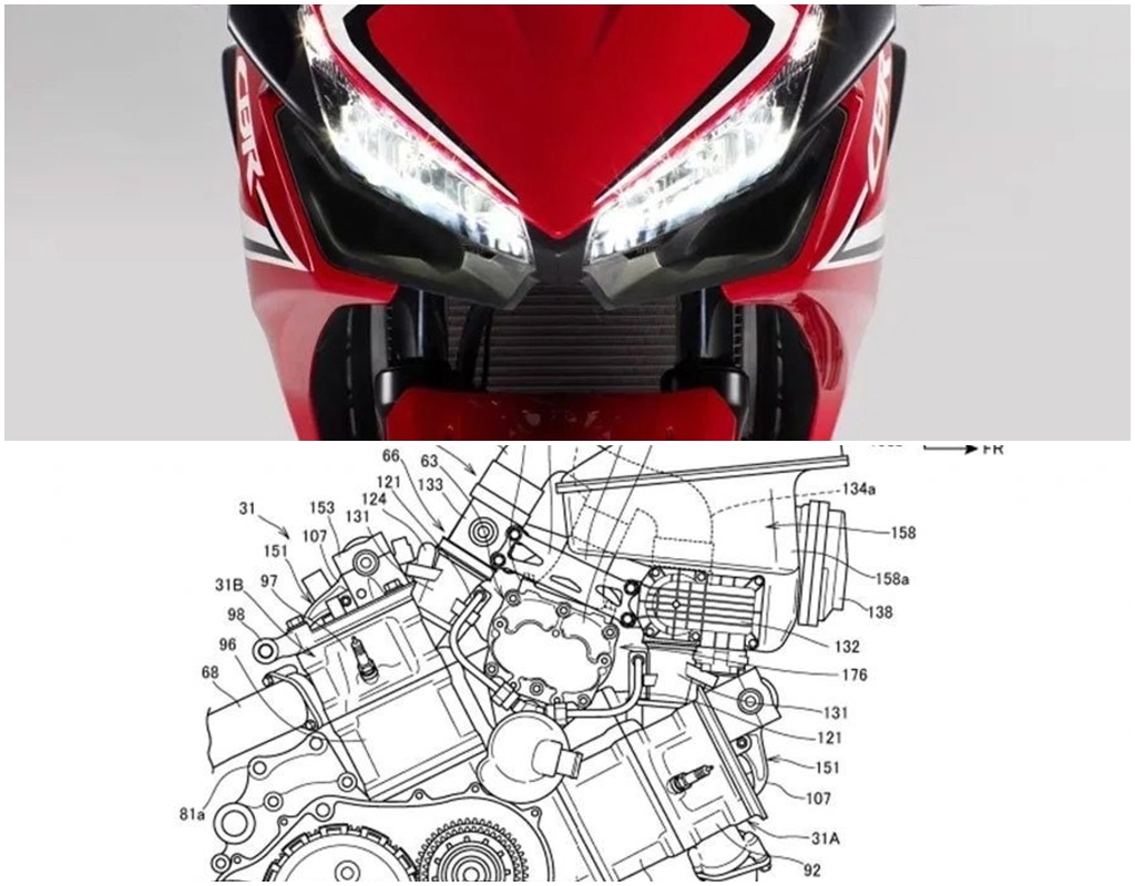 Honda tiết lộ bảng thiết kế động cơ v-twin supercharger hoàn toàn mới - 1