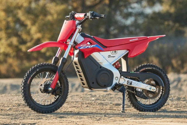 Honda và greenger hợp tác phát triển xe địa hình chạy điện crf-e2 dành cho trẻ em - 1