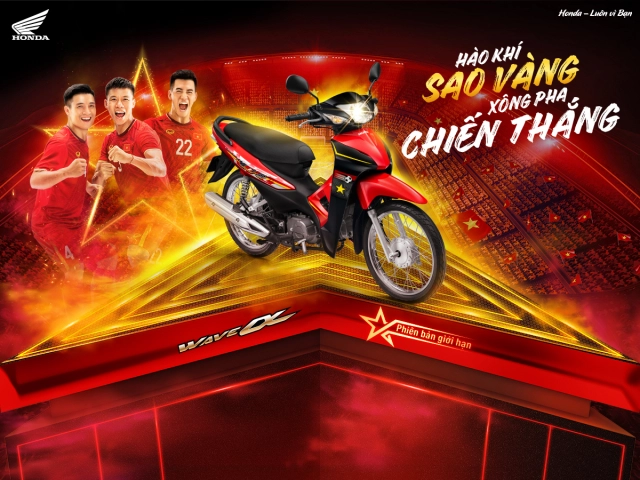 Honda wave alpha 110cc ra mắt phiên bản giới hạn - 3