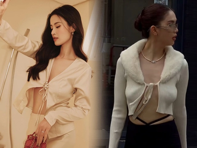 Hồng diễm diện áo cổ rộng khoe thềm ngực lụa là hồng đăng khen xinh làm dân tình bấn loạn - 13