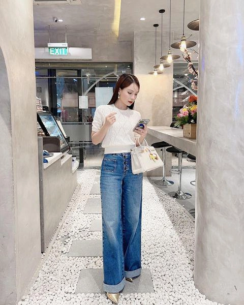 Hotgirl có tài sản hơn 50 tỷ diện chiếc quần đi làm chị em công sở chỉ muốn mua theo - 11