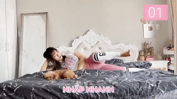 Hotgirl lê bống cứ lên giường luyện cơ là làm dân tình đứng ngồi không yên - 22