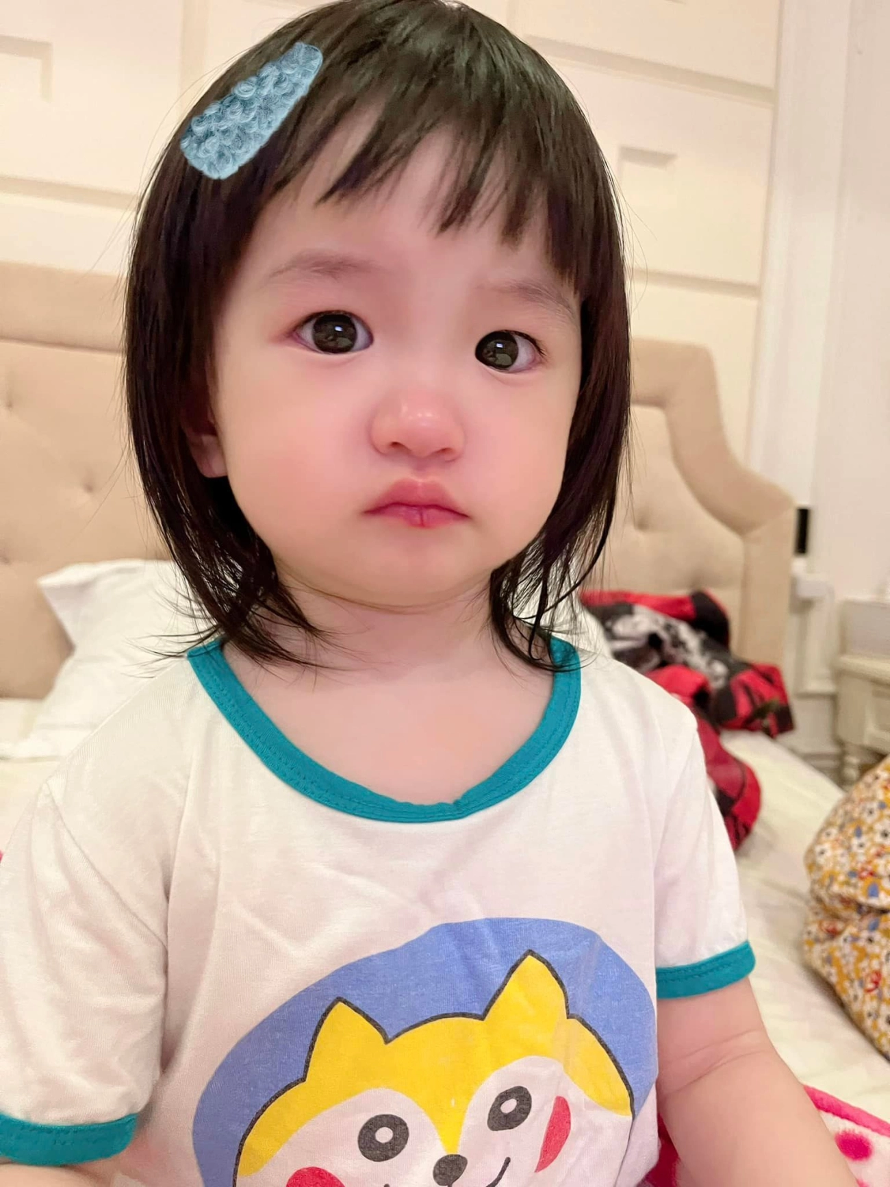 Hưởng gen trội từ mẹ đại gia quận 7 rich-kid nhà 400 tỷ có mắt bi ve xinh như tranh - 7
