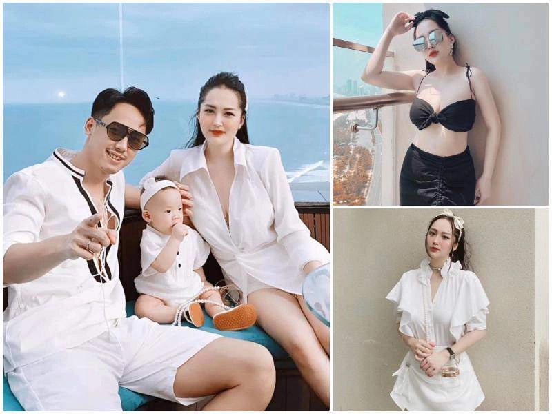 Hương tràm có cô em họ nổi tiếng hà tĩnh làm mẹ một con xinh đẹp sang chảnh chồng chiều - 9